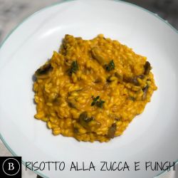 Imagen: Risotto de calabaza y setas