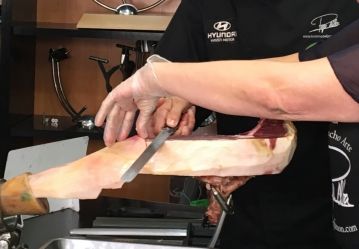 Imagen: Cursos de corte de jamón pepe alba