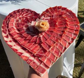 Imagen: Corazón plato bodas