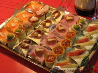 Imagen: Bandeja de canapés