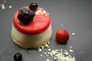 Imagen: Panna cotta de frutos rojos