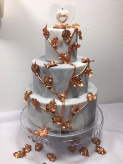 Imagen: Tarta boda romántica