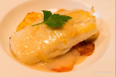 Imagen: Bacalao con salsa de cava