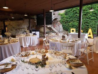 Imagen: Banquete boda rústica