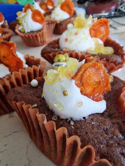 Imagen: Muffins de zanahoria y piña