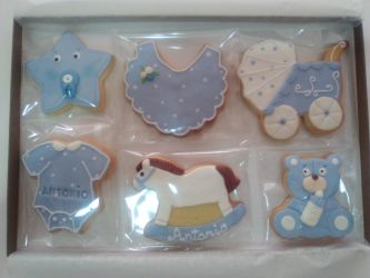 Imagen: Galletas decoradas de Bebé