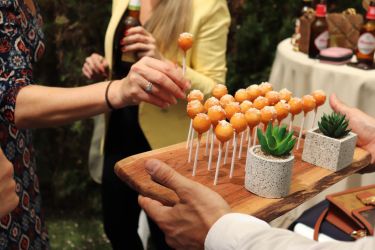 Imagen: Lollipop de queso manchego y membrillo