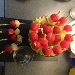 Imagen: Brochetas de fruta