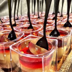 Imagen: Crema de foie con gelatina de lambrusco