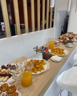 Imagen: Desayuno en stand blansol