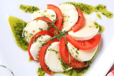 Imagen: Mozarella al pesto