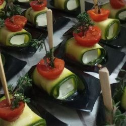 Imagen: Rollito calabacin finger