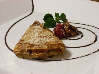 Imagen: Panqueque crepe de dulce de leche