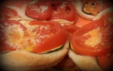 Imagen: Tosta de tomate y mozzarella