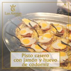 Imagen: Pisto casero con huevos de codorniz