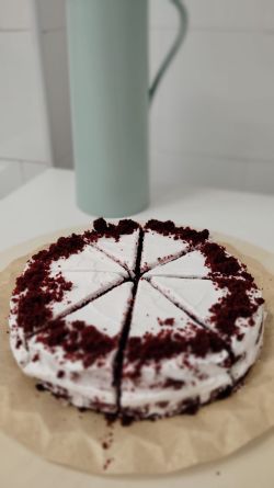 Imagen: Red velvet sin gluten ni lactosa