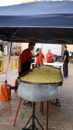 Imagen: Elaboración de la tortilla en valencia