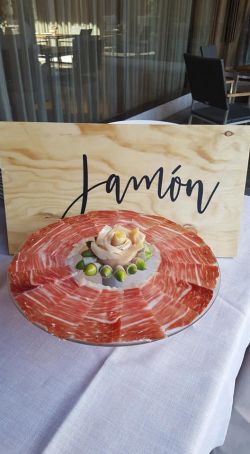 Imagen: Rico jamón ibérico