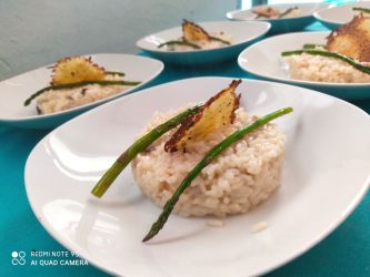 Imagen: Rissoto de boletus con parmesano