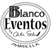 Logotipo Blanco Eventos by Cati Schiff